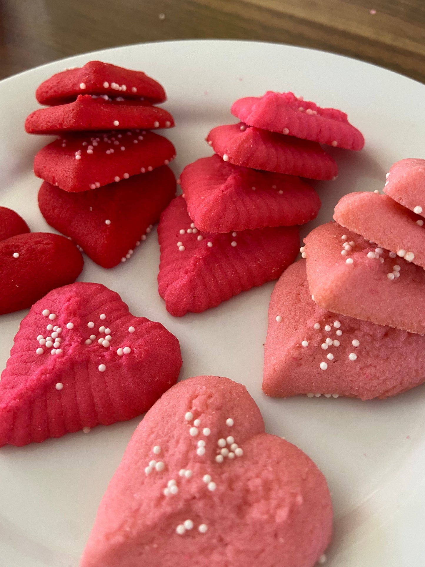 Almond Spritz Hearts