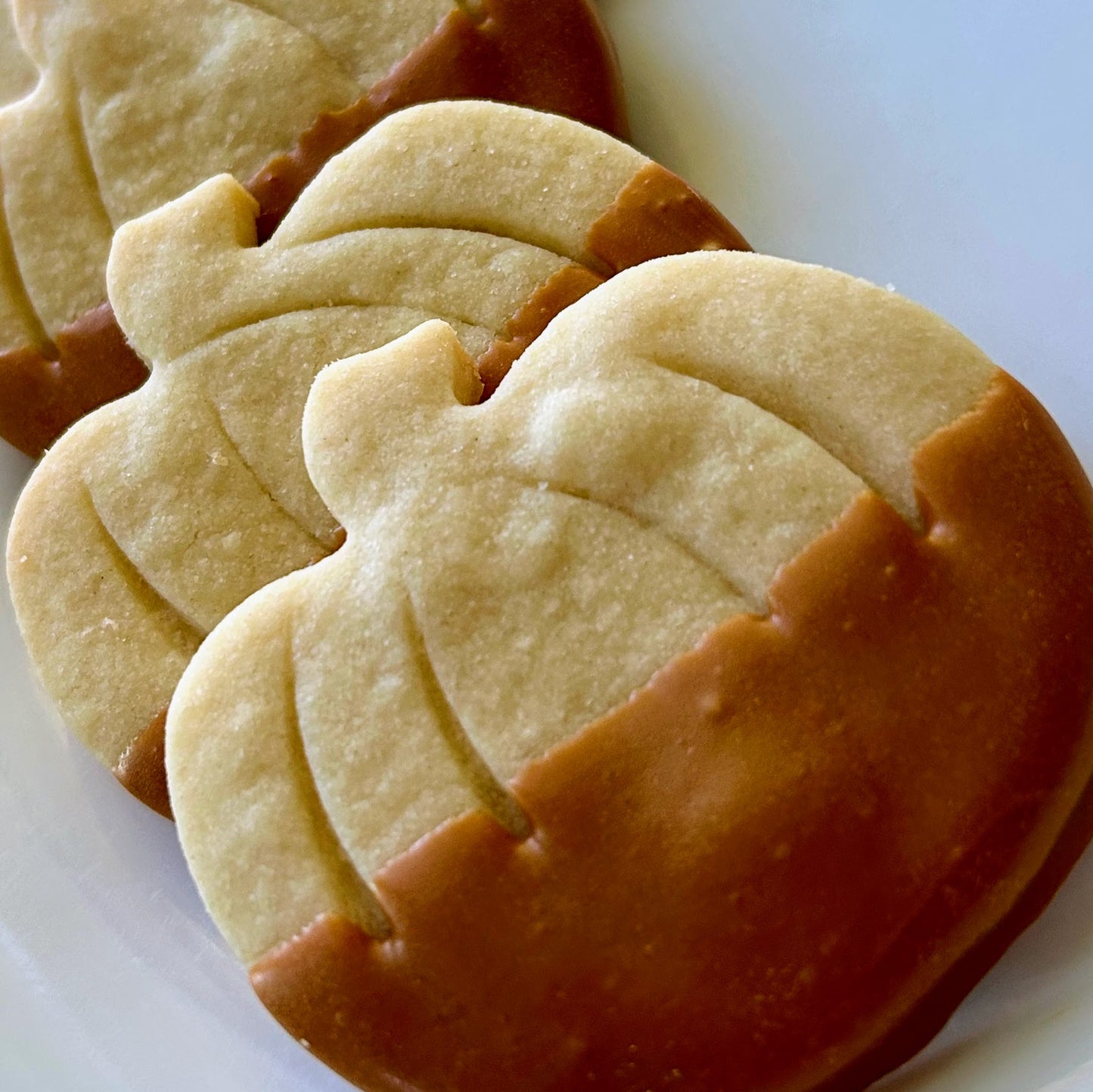 Vanilla Shortbread with Salt Caramel