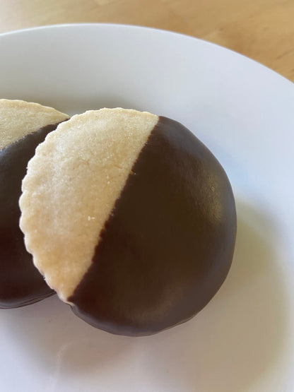 Orange Chocolate Ganache Shortbreads