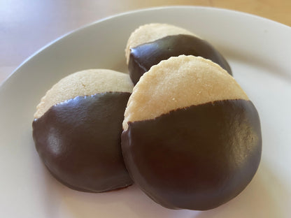 Orange Chocolate Ganache Shortbreads