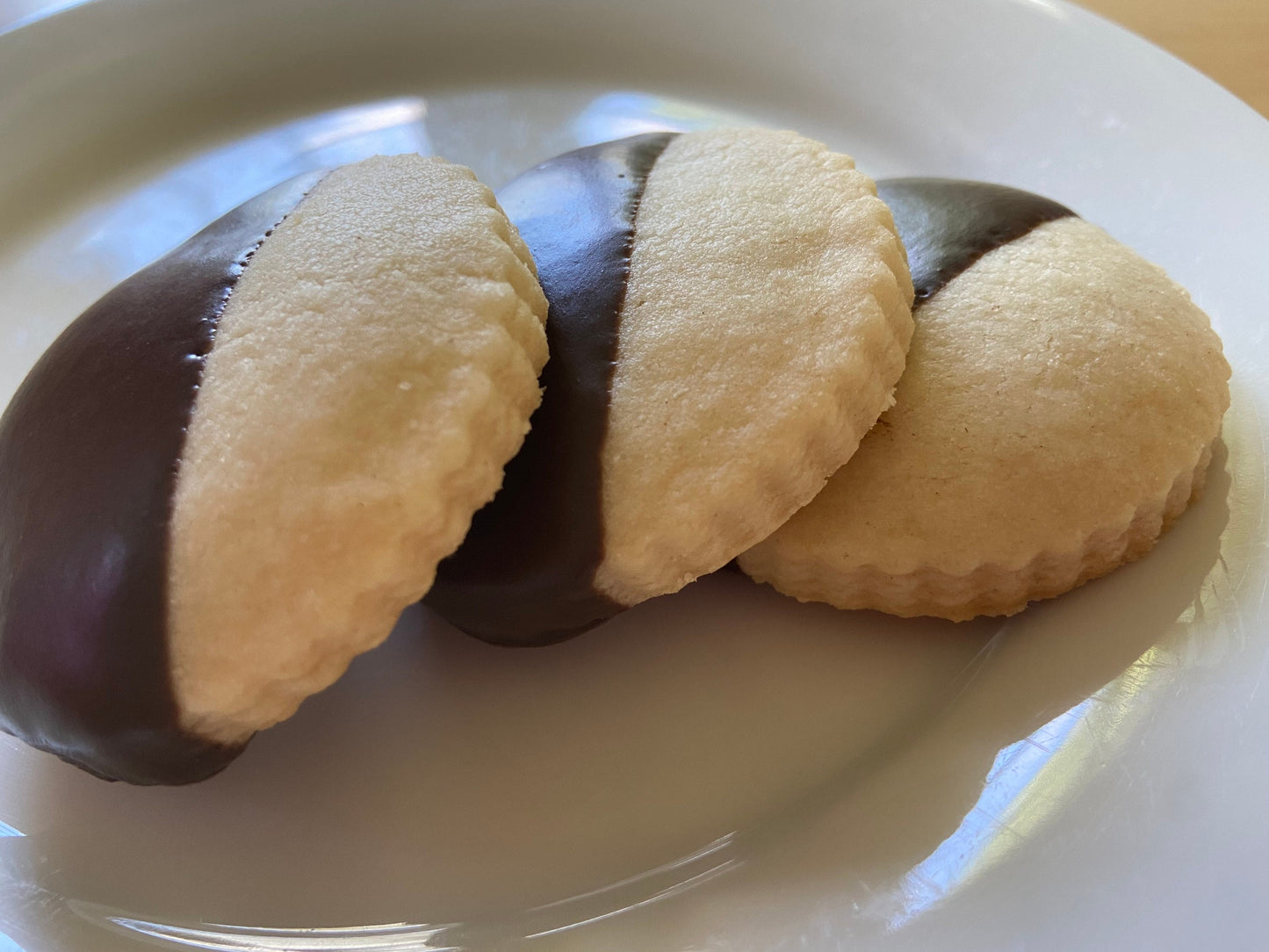 Orange Chocolate Ganache Shortbreads