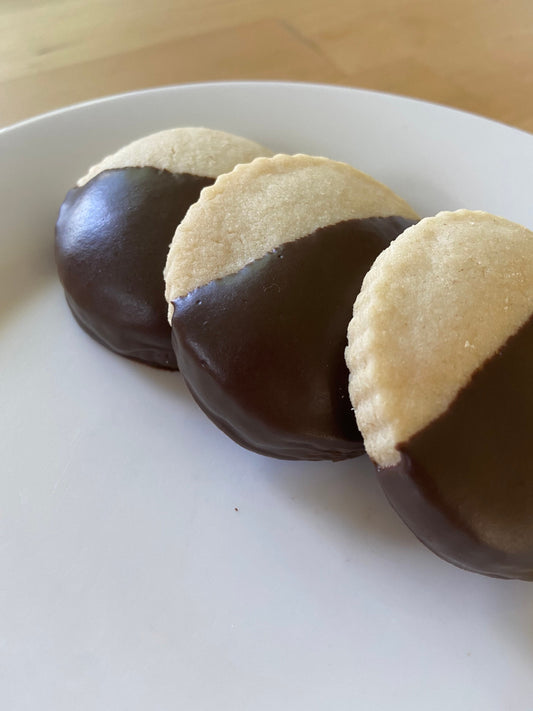 Orange Chocolate Ganache Shortbreads