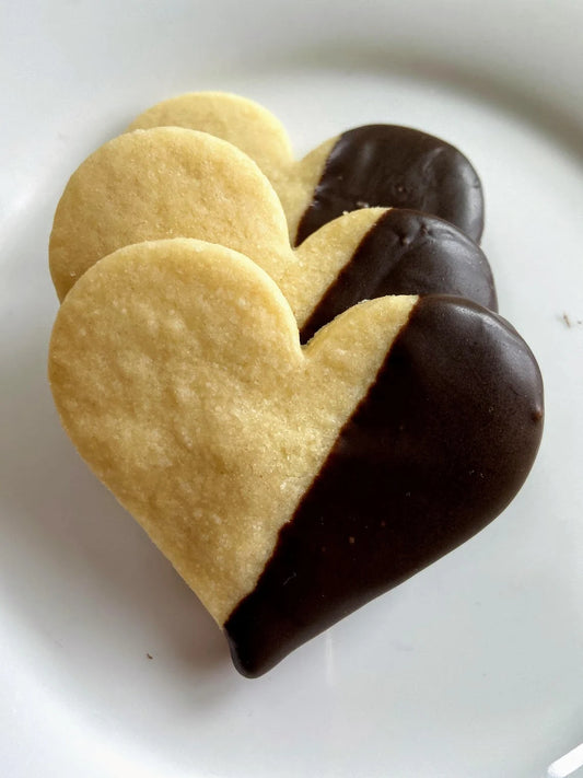 Orange Shortbread with Chocolate Ganache
