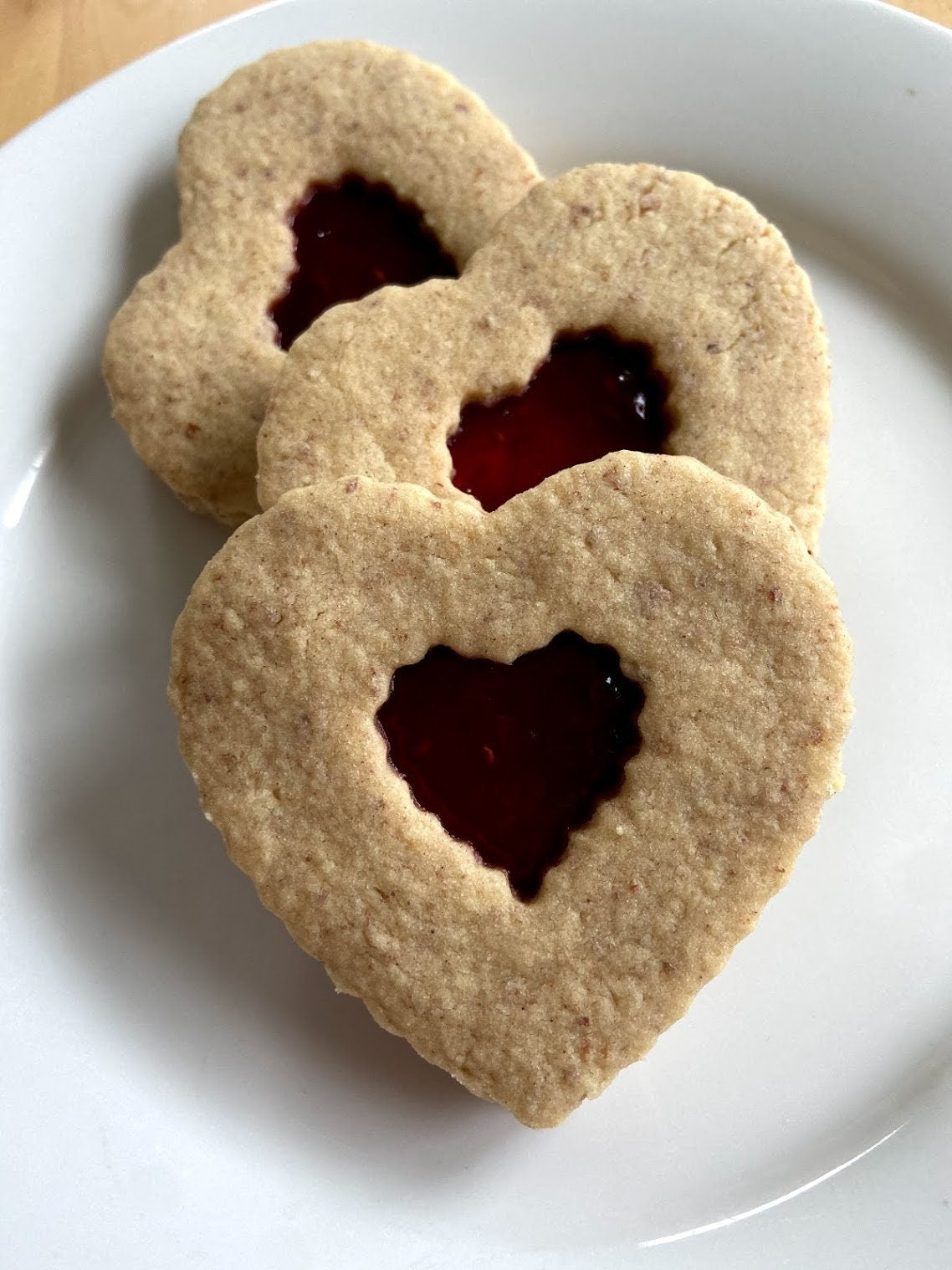 Raspberry Linzer Hearts