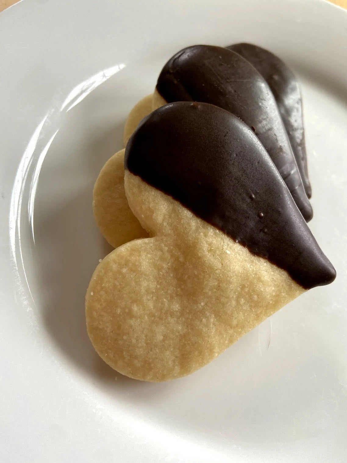 Orange Shortbread with Chocolate Ganache