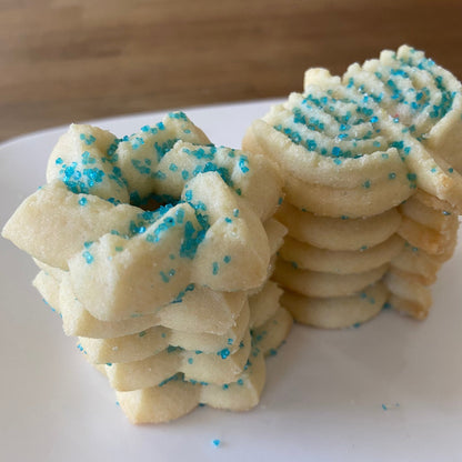 Almond Spritz Stars & Menorahs